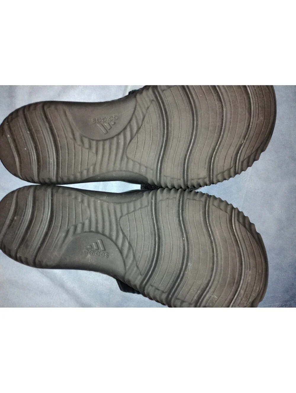 Black Adidas mens slides